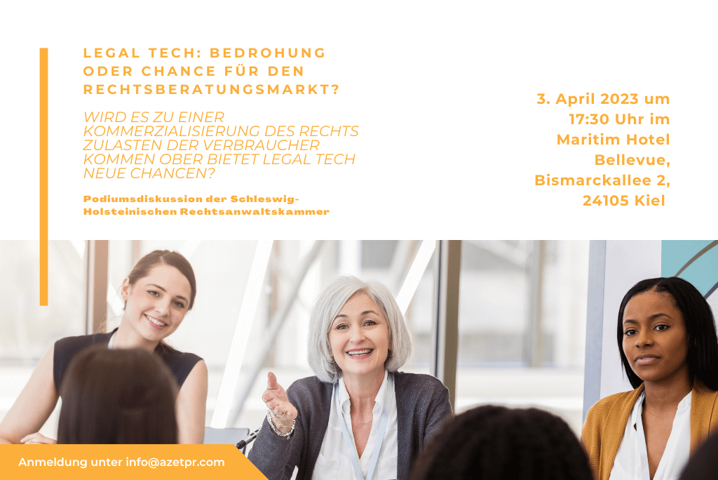 Podiumsdiskussion Legal Tech