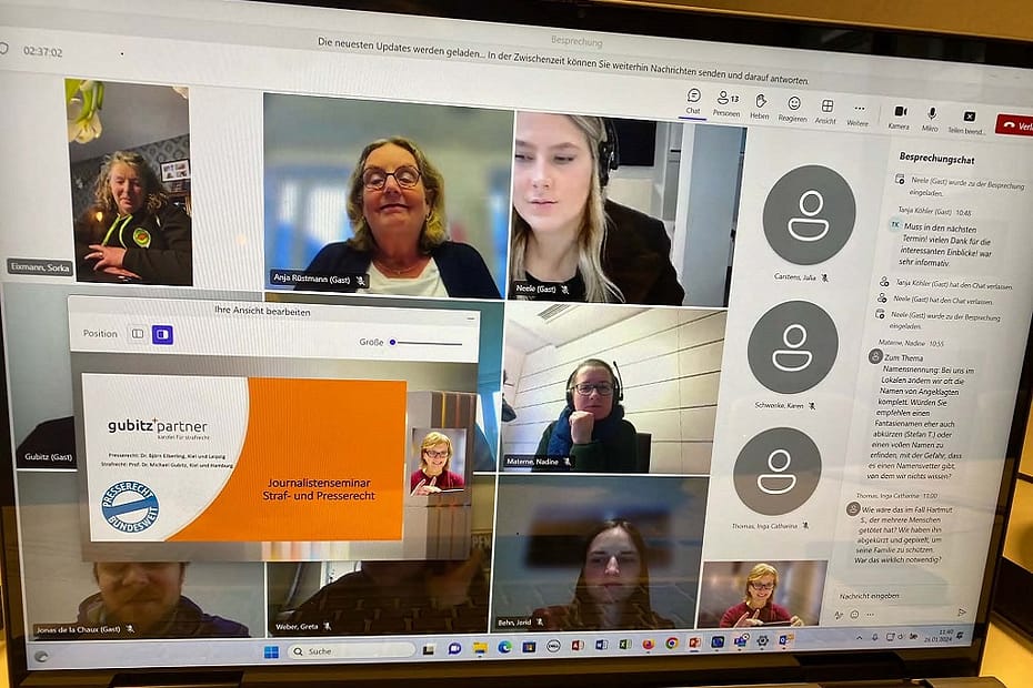 Presse- und Strafrecht